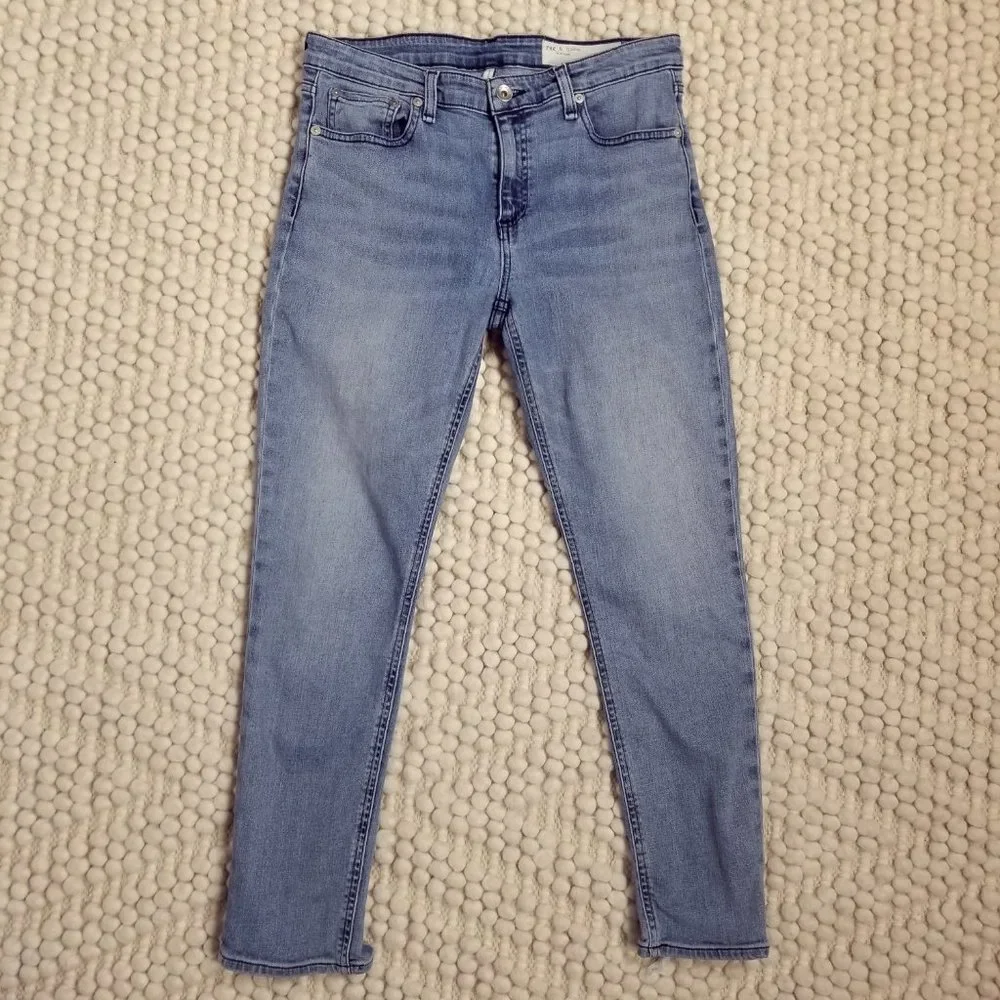 Rag & Bone Cate Mid Rise Skinny Jean in Sailor Town Sz 28 - Picture 2 of 9